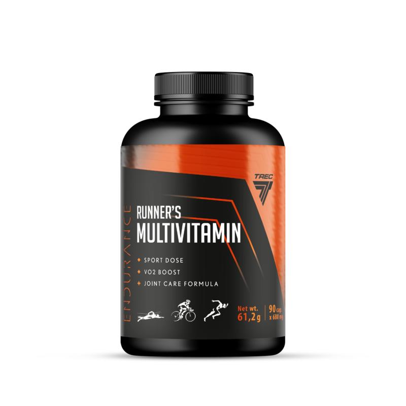 Monivitamiini juoksijoille TREC RUNNER´S MULTIVITAMIN 90 kapselia