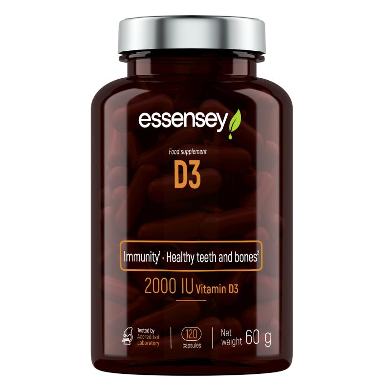 Vitamin capsules TREC ESSENSEY D3 120 capsules