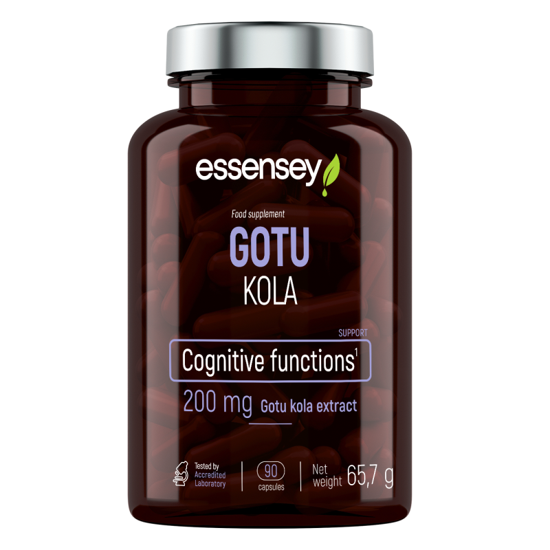Vitamīnu kapsulas TREC ESSENSEY GOTU KOLA 90 kapsulas