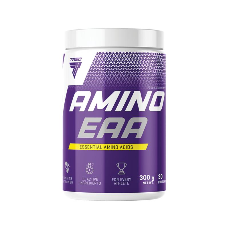 Korvaamaton eksogeeninen aminohappokompleksi TREC AMINO EAA WHITE COLA 300 g