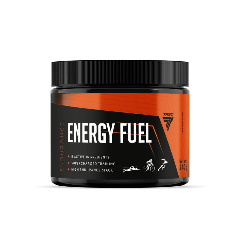 Ennen harjoittelua stimulantti TREC ENERGY FUEL LEMON 240 g