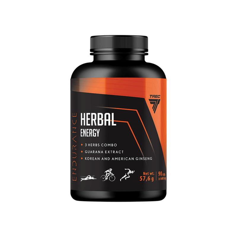 Natural energy capsules TREC HERBAL ENERGY 90 capsules