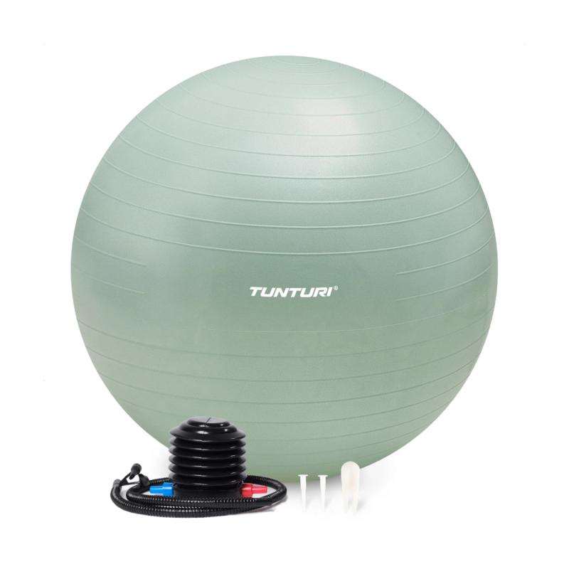 Võimlemispall TUNTURI Gymball 75cm, Anti-Burst, Mint