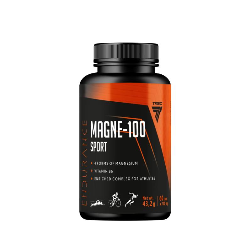 Magnesium TREC MAGNE-100 SPORT 60 kapselia