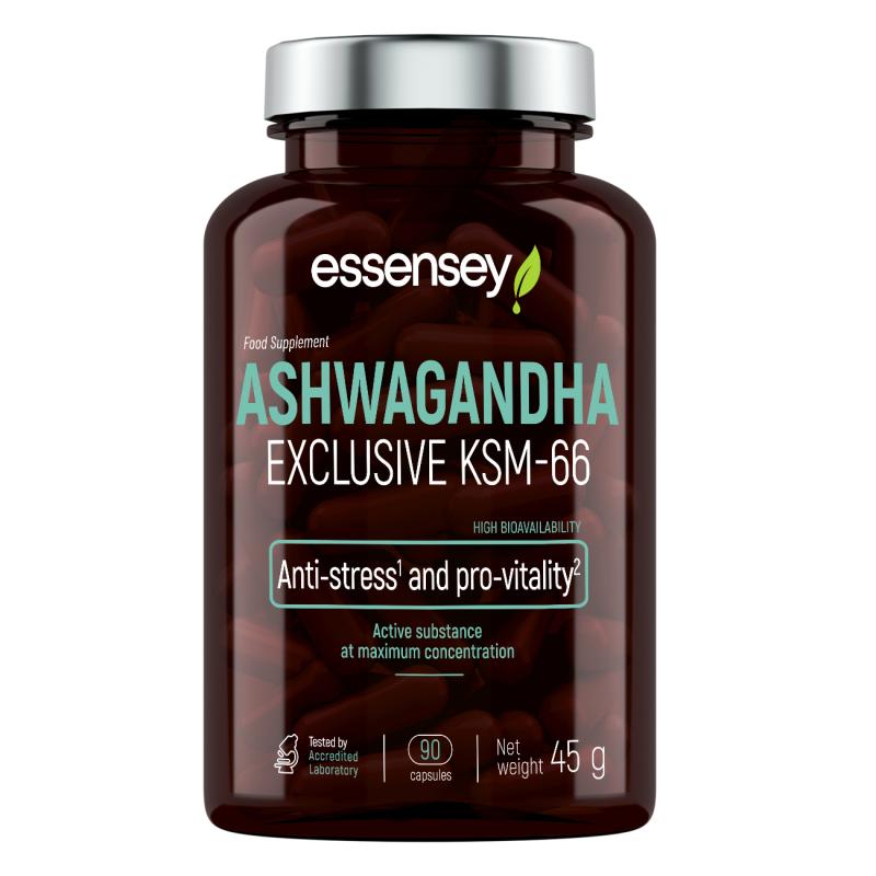 Adaptogen TREC ESSENSEY ASHWAGANDHA EXCLUSIVE KSM-66 90 capsules