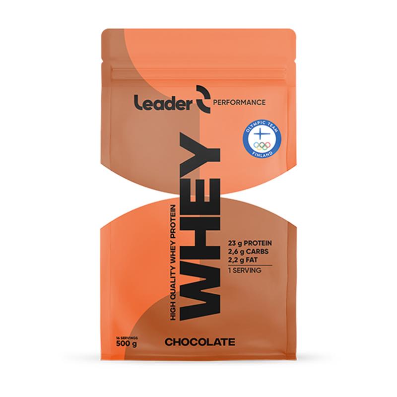 Vadakuvalgupulber LEADER Performance Whey Protein CHOCOLTE 500 g