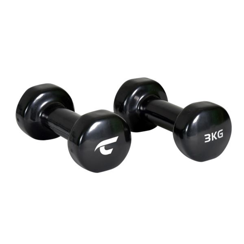 Dumbbells CHRISTOPEIT 2 x 3 kg, black