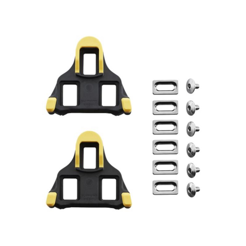 Pedaaliklotsid SHIMANO Shoe Cleats SPD-SL SM-SH11 Road Yellow 6 Degrees Clearance