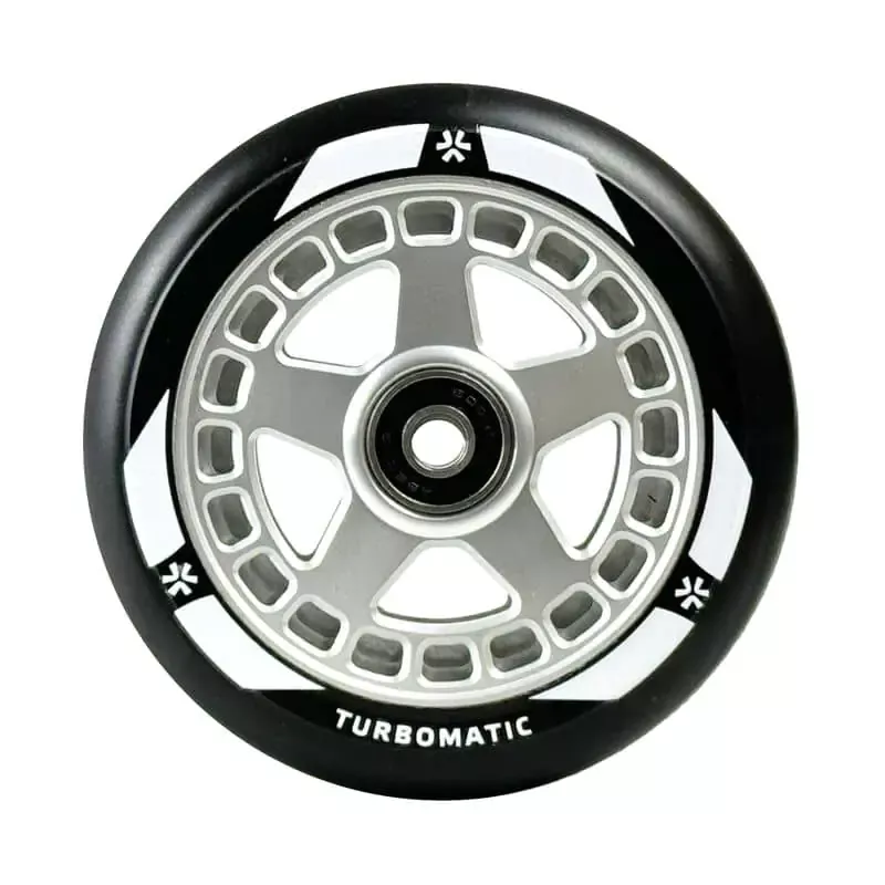 Ratas tõukerattale Union Turbomatic V2 Pro Scooter Wheel 110mm Black/Silver