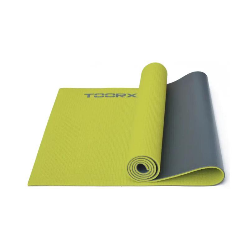 Коврик для йоги TOORX Yoga Mat, зеленый-серый