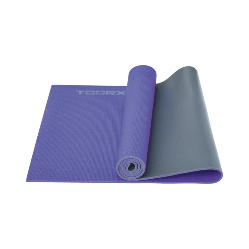 Коврик для йоги TOORX Yoga Mat, фиолетово-серый