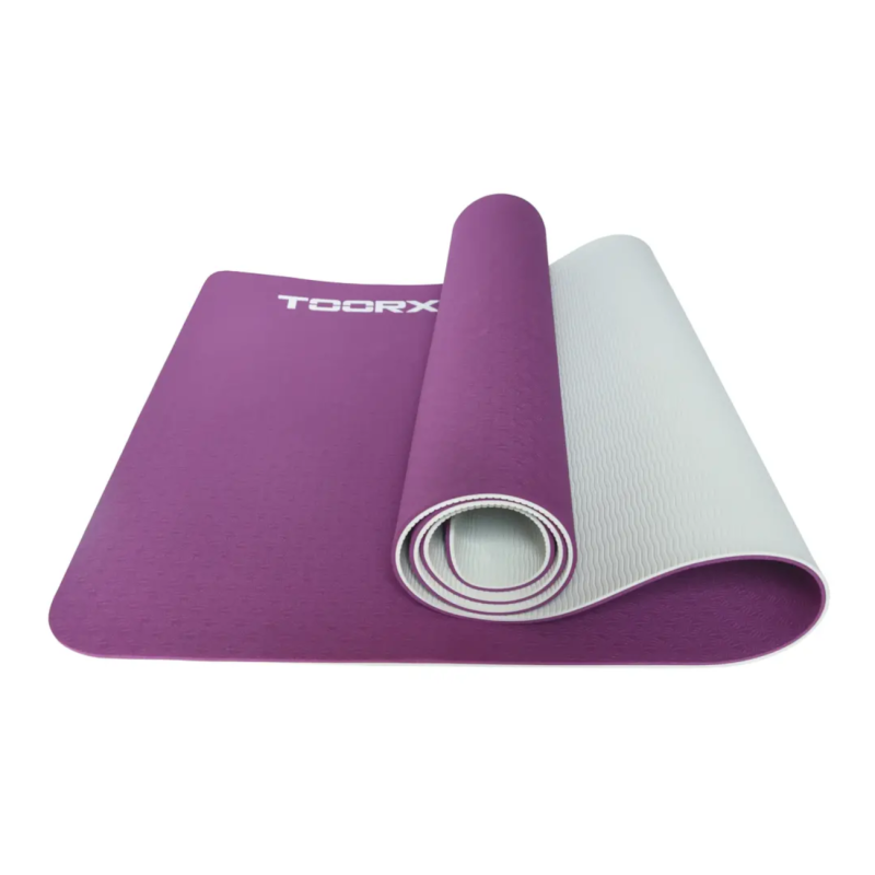 Yoga mat TOORX Yoga Mat, burgundy-grey