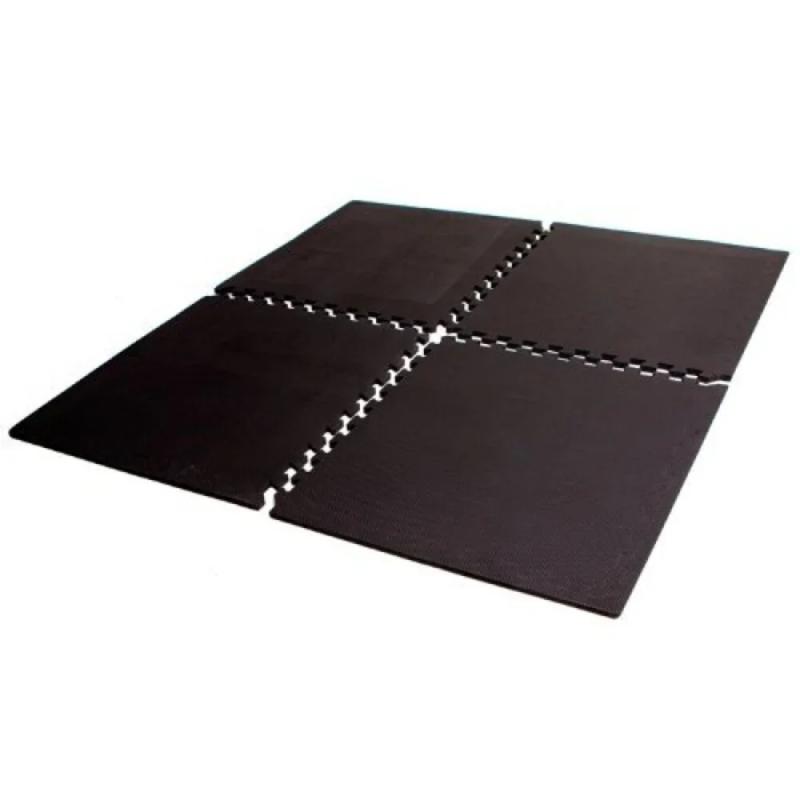 Тренировочный коврик TOORX Interlocking Mat, 4 части, серый