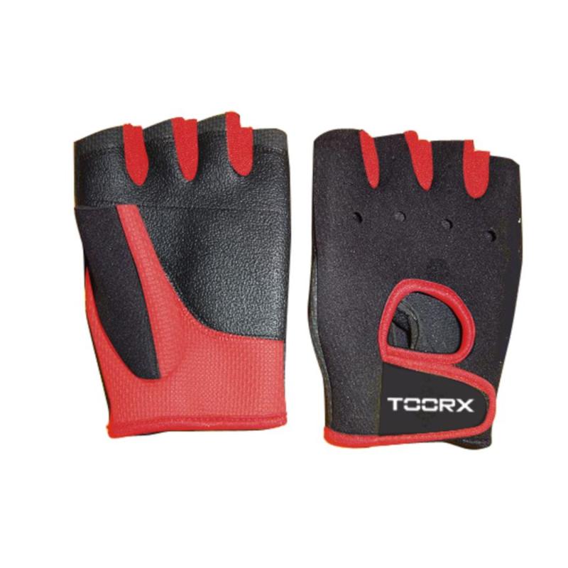 Harjoitushanskat TOORX Professional Gloves, musta-punainen