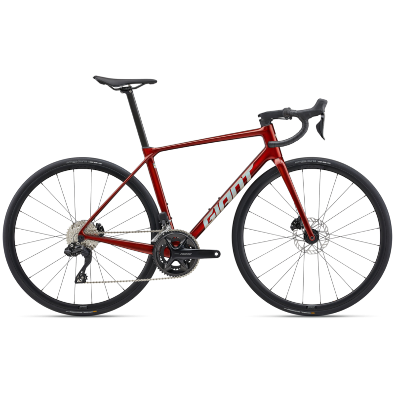 Road bike GIANT TCR Advanced 1 KOM (2025) Mars Dust