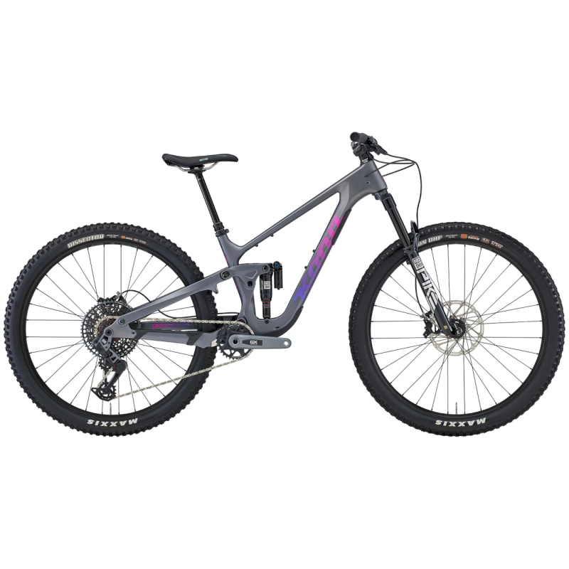 Mountain bike KONA Process 134 CR/DL G3, 29" Satin Metallic Charcoal (Purple)