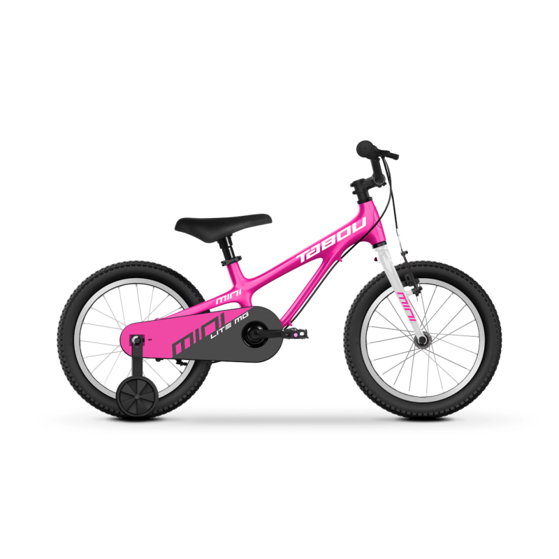 Ultralight children's bike TABOU Mini Lite MG (2025) 18" pink/white