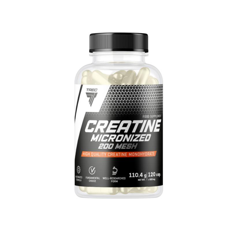 Kreatiin TREC CREATINE MICRONIZED 200 MESH. 120 kapslit