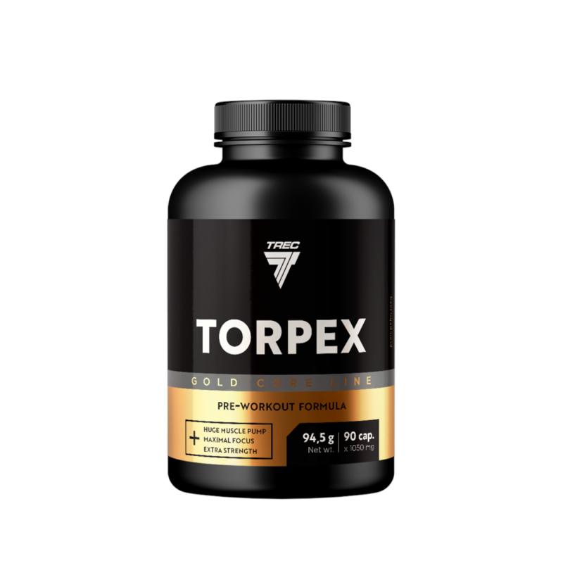 Enerģijas kapsulas TREC Gold Core Line TORPEX, 90 kapsulas