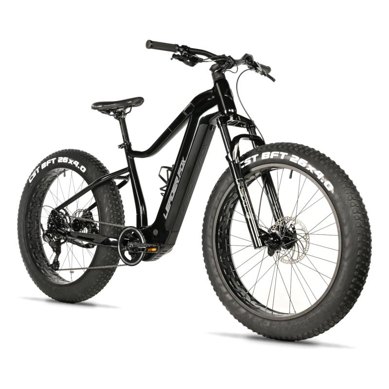 Electric fatbike LEADER FOX Braga 26": Black