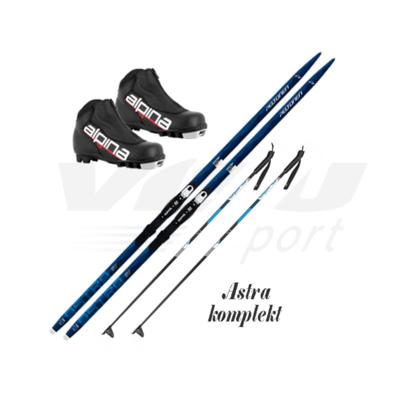 Ski set PELTONEN Astra Wax for enthusiasts with Alpina T 8 boots + poles