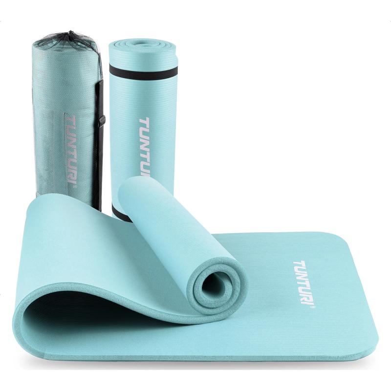 Fitness mat TUNTURI NBR, Light Blue