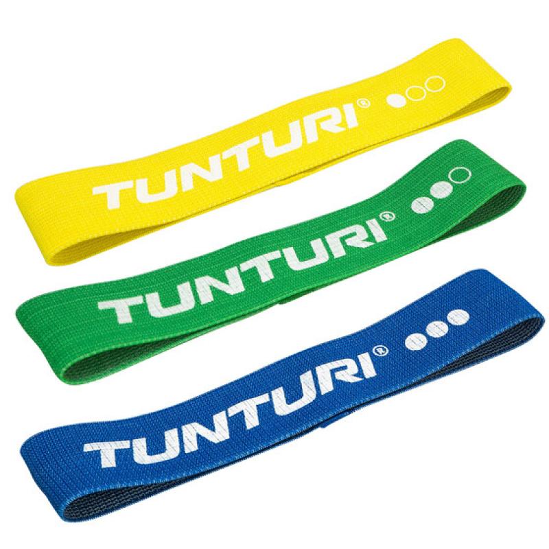 Joustava kumi TUNTURI Textile Resistance 3 kpl