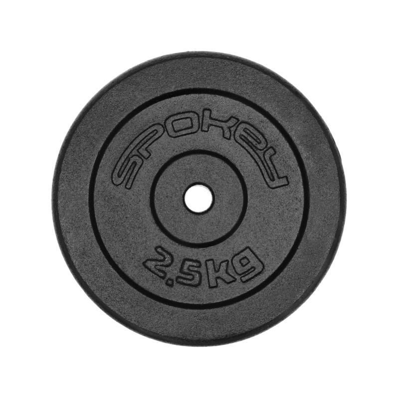 Weight plate SPOKEY Blue, 30 mm, 2.5 kg