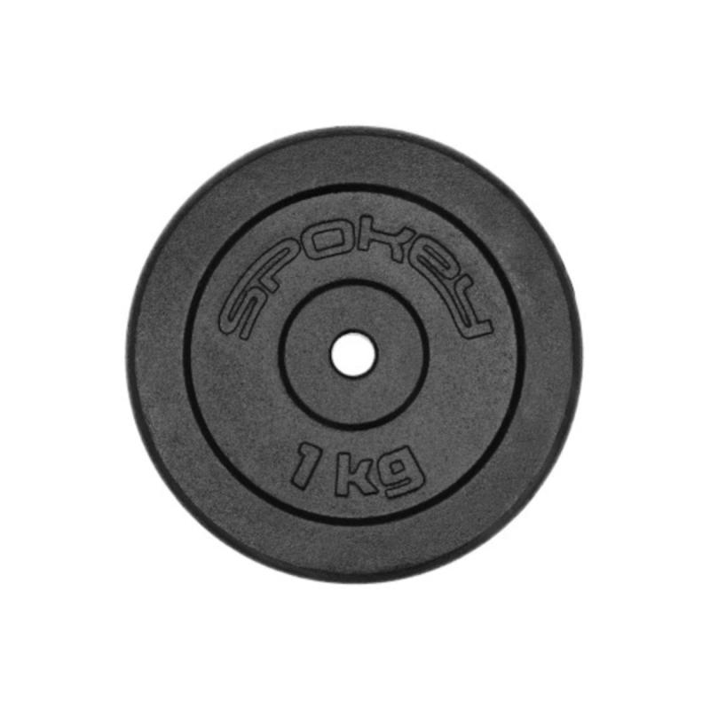 Weight plate SPOKEY Blue, 30 mm, 1 kg