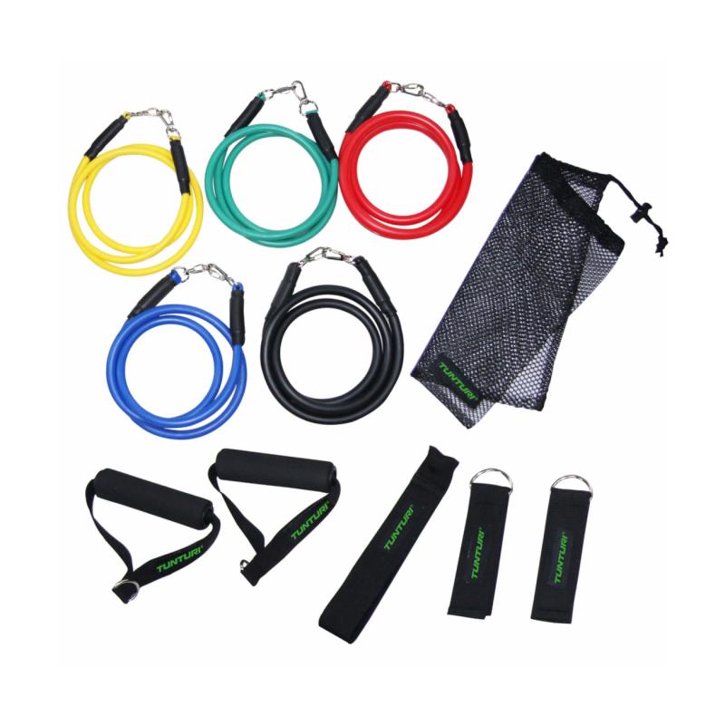 Võimlemiskummide komplekt TUNTURI Exercise Multifunction Resistance Tubing Set