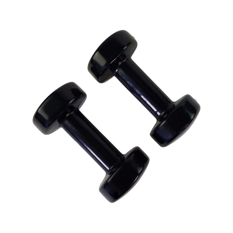 Dumbbells TUNTURI Vinyl Dumbbells 2 x 5 kg, black