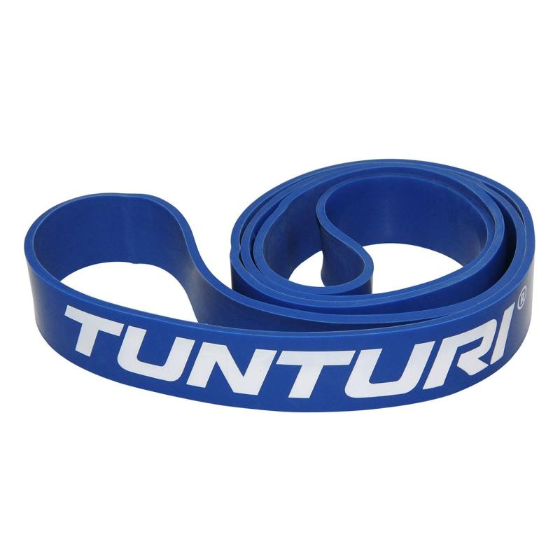 Stretch rubber Tunturi Power Band, Heavy, Blue