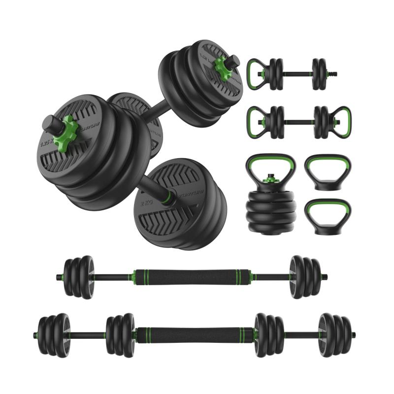 Voimaharjoittelusetti TUNTURI Barbell & Dumbbell Set 20 kg