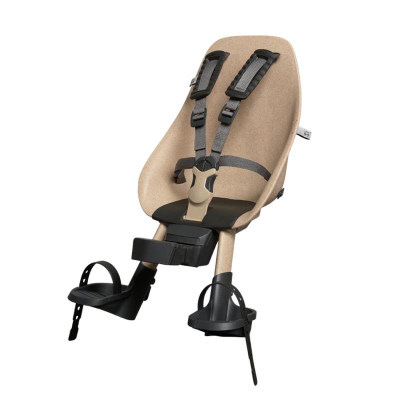 Children's chair for the front URBAN IKI Ta-ke BIO, Oishi Beige/Bincho Black