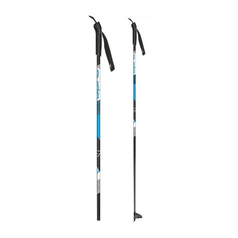 Ski poles ALPINA ST PLUS black/blue