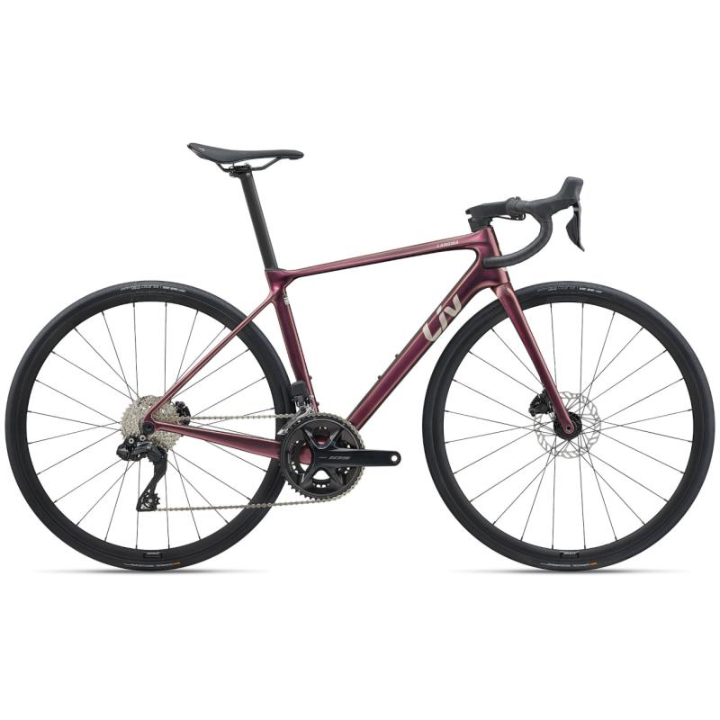 Women's Road Bike LIV Langma Advanced 1 QOM (2025) Mechanic Rose