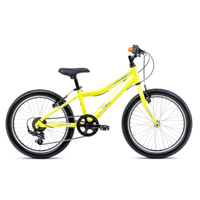 Children's bicycle ROMET Rambler 20 KID 1 (2025), lime-gray