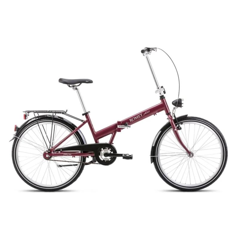 Folding bicycle ROMET Jubilat, red