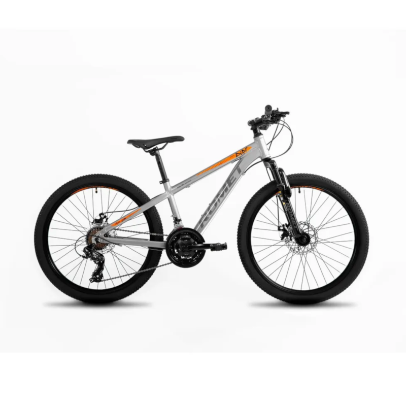 Children's bicycle ROMET Rambler DIRT 24, gray-orange