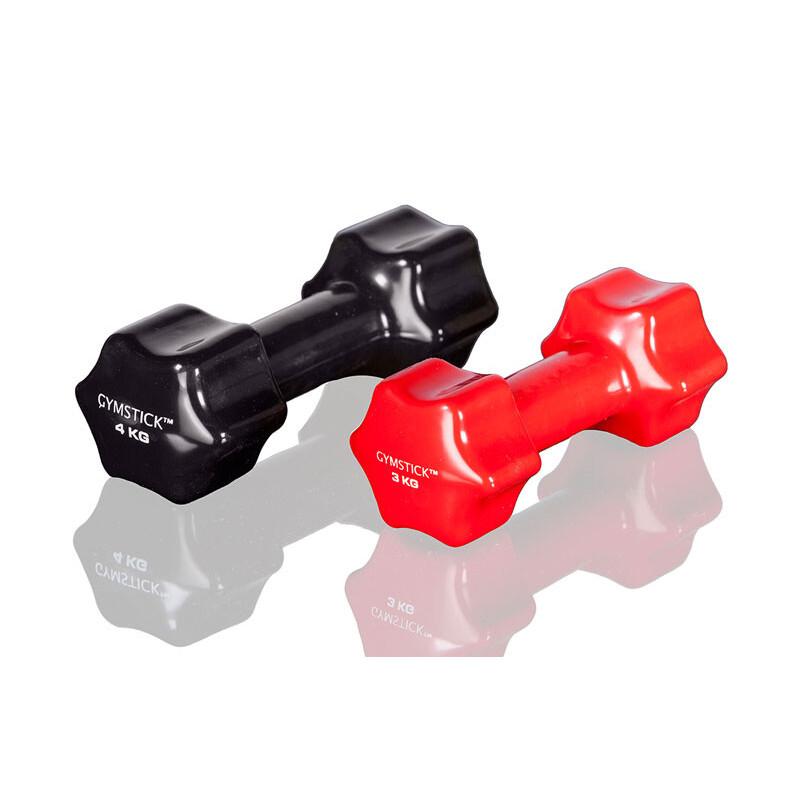 Hantel GYMSTICK Studio dumbbell 1 kg, punane