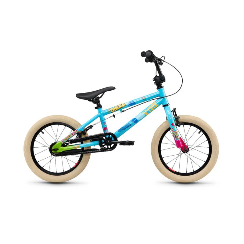 Lasten pyörä S´COOL DIKKA BMX 16", sininen