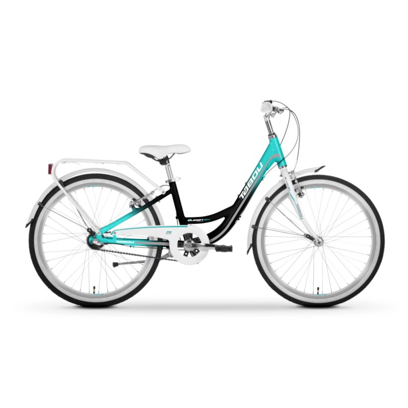 Girls' bicycle TABOU Queen 24 Nexus, black-turquoise