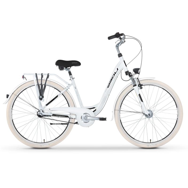 Women's bicycle TABOU Kayla Nexus, white-black