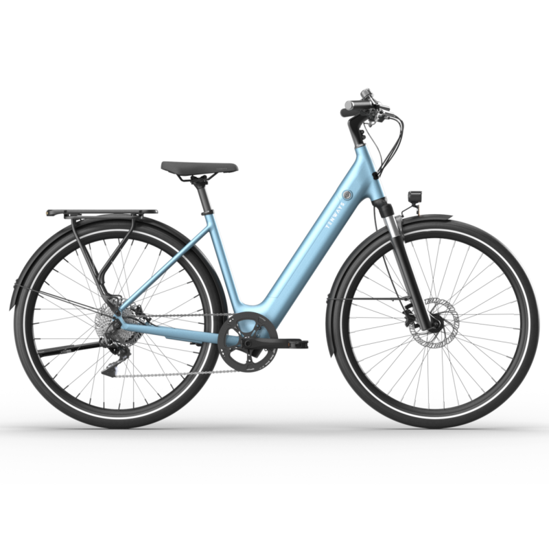 Electric bicycle TENWAYS CGO800 Plus (2025) Sky Blue