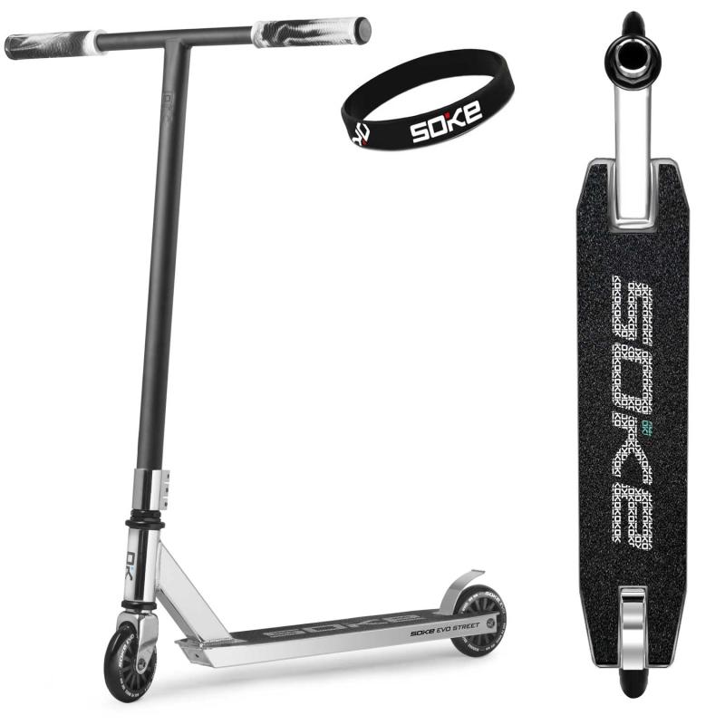 Stunt scooter SOKE EVO, silver