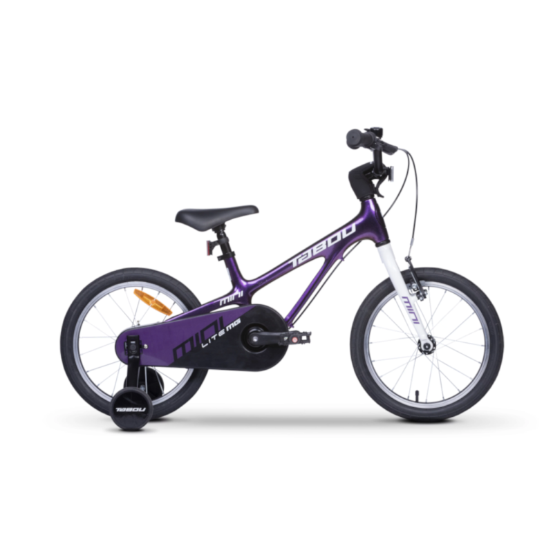 Ultralight children’s bicycle TABOU Mini Lite MG (2025) 18″ purple/white