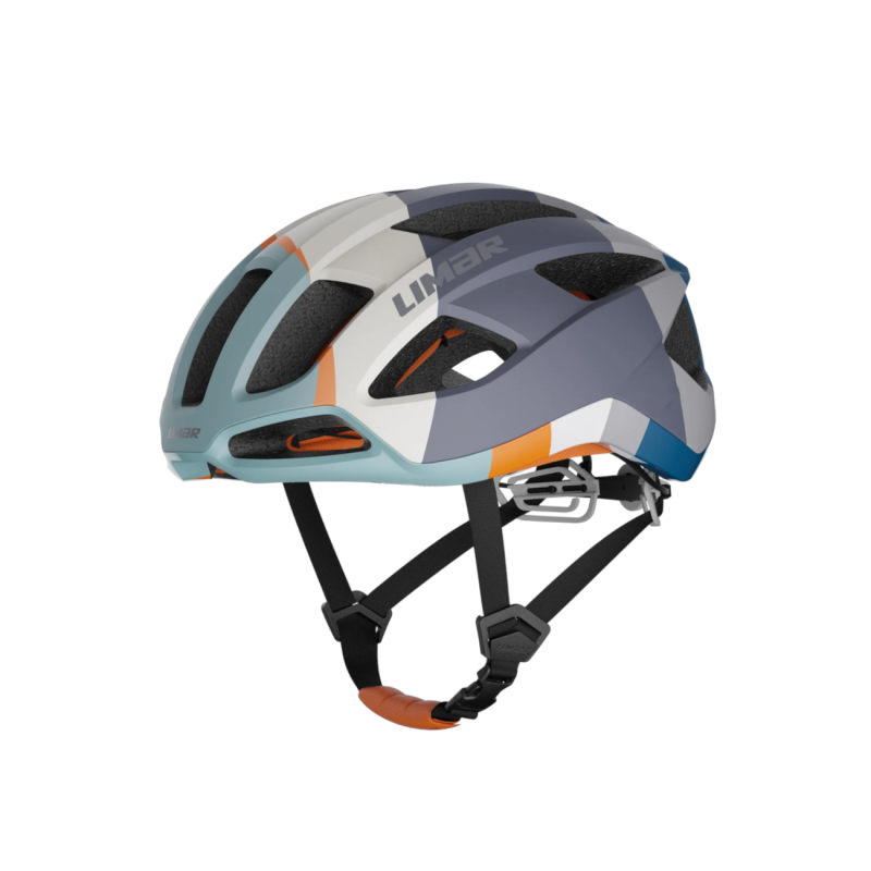 Helmet LIMAR Air Stratos, 80s Matt Gray Orange Blue
