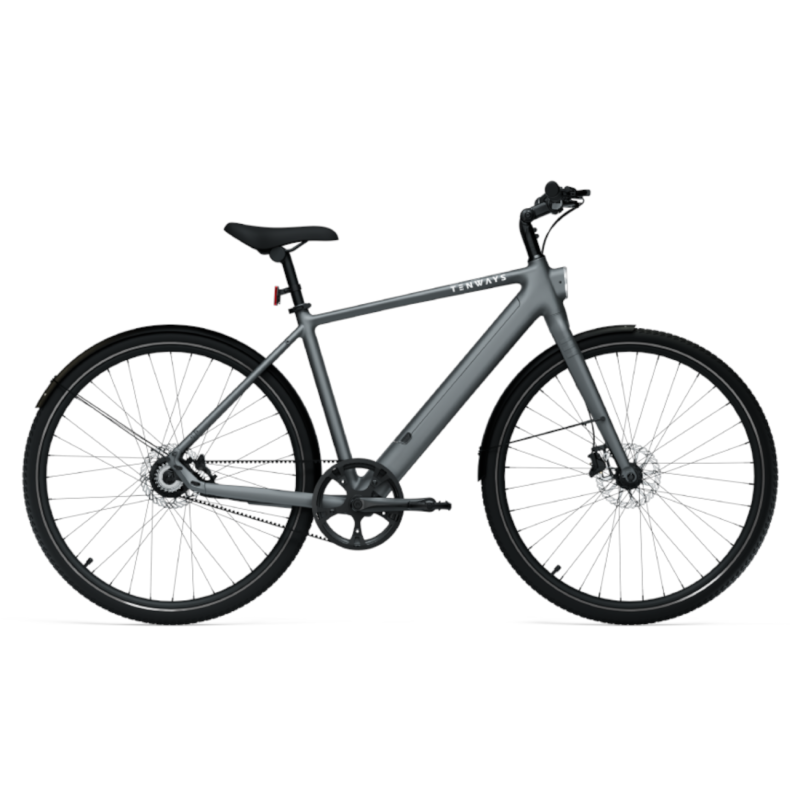 Электровелосипед TENWAYS CGO600 PRO (2025) Pebble Grey