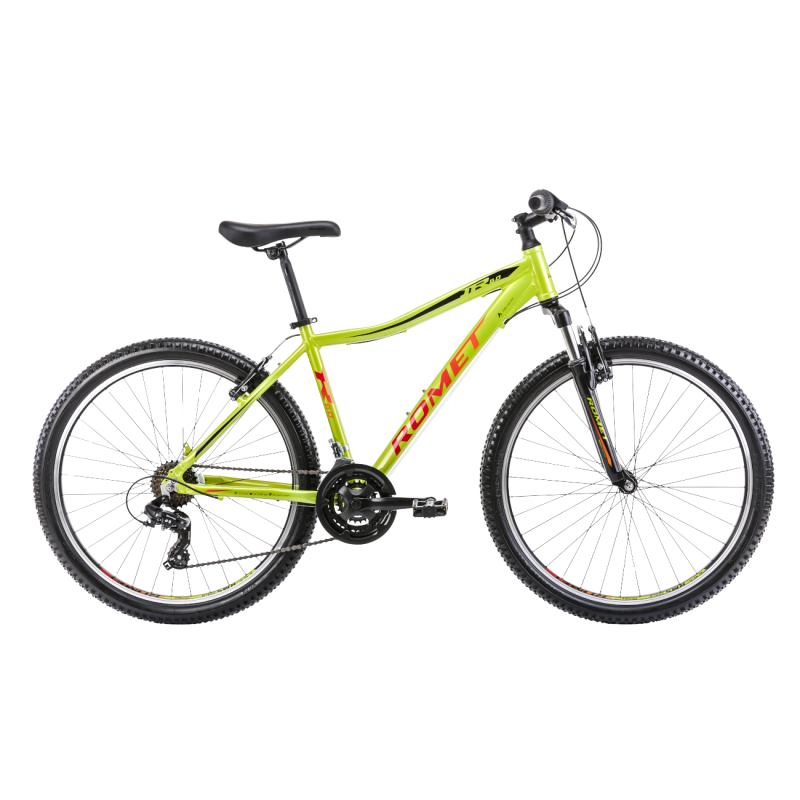 Детский велосипед ROMET Rambler R6.0 JR, 26″, зелено-красный, для детей 12-14 лет