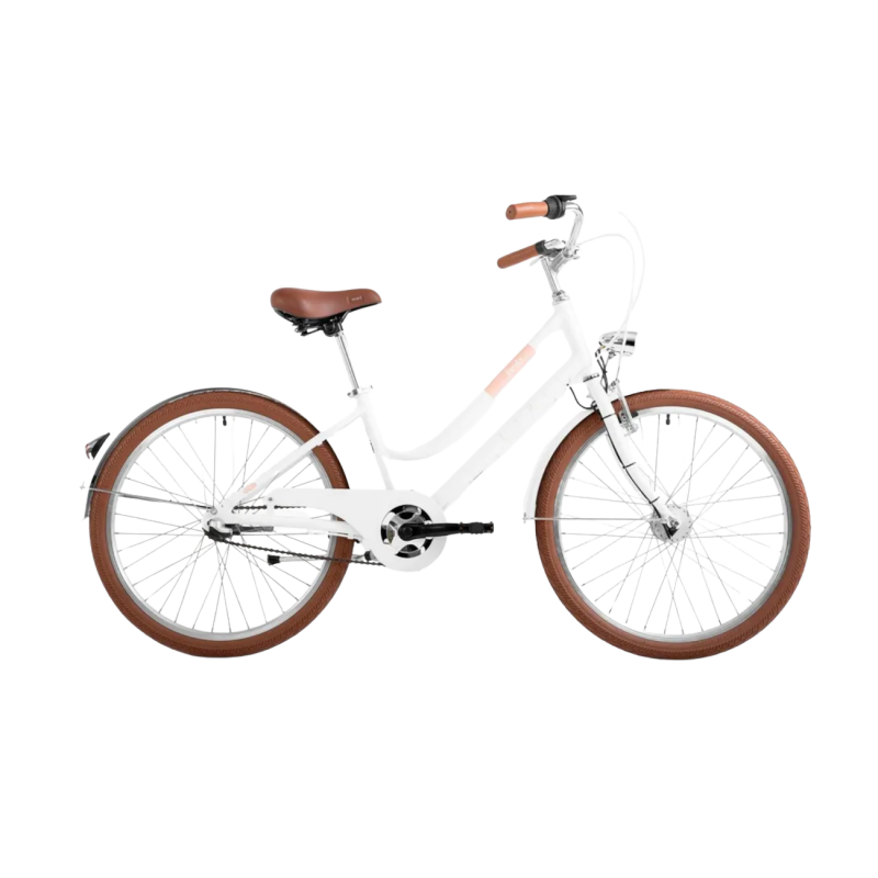 Meiteņu velosipēds ROMET Panda 2, 24″ balti bēšs